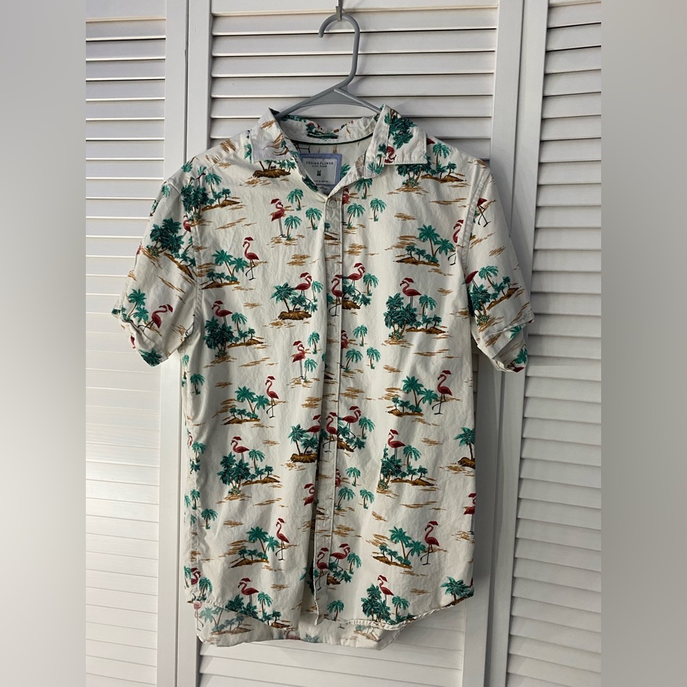 VINTAGE Hawaiian Button Up